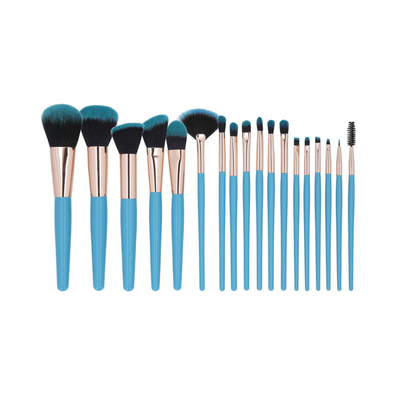 MIMO 18 stck Makeup Pinsel-Set, Blau