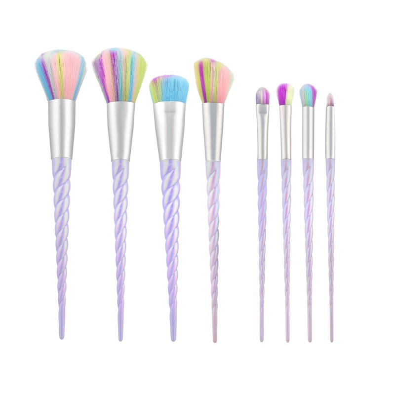MIMO 8 Teilig Einhorn Makeup Pinseln Set