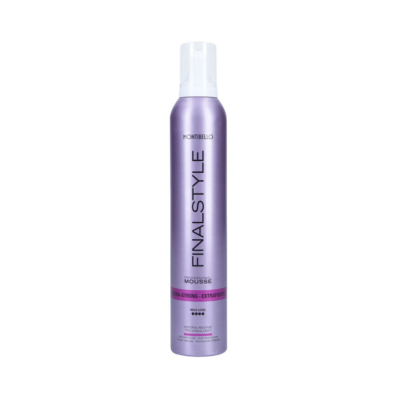 MONTIBELLO FINALSTYLE EXTRA STRONG FOAM Sehr starker Feuchtigkeitsschaum zum Stylen der Haare 320 ml