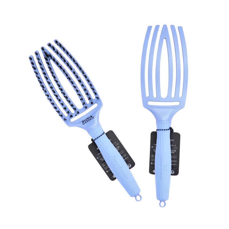 OLIVIA GARDEN FINGERBRUSH Haarbürste Arctic Lights Polar Blue