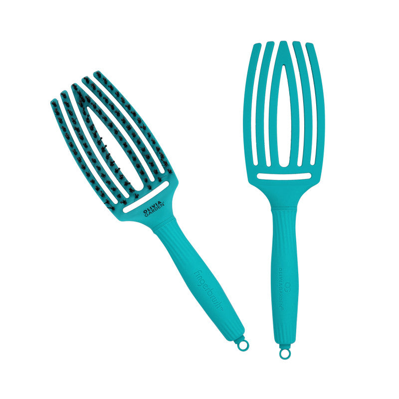 OLIVIA GARDEN FINGERBRUSH Hair brush Blue Lagoon