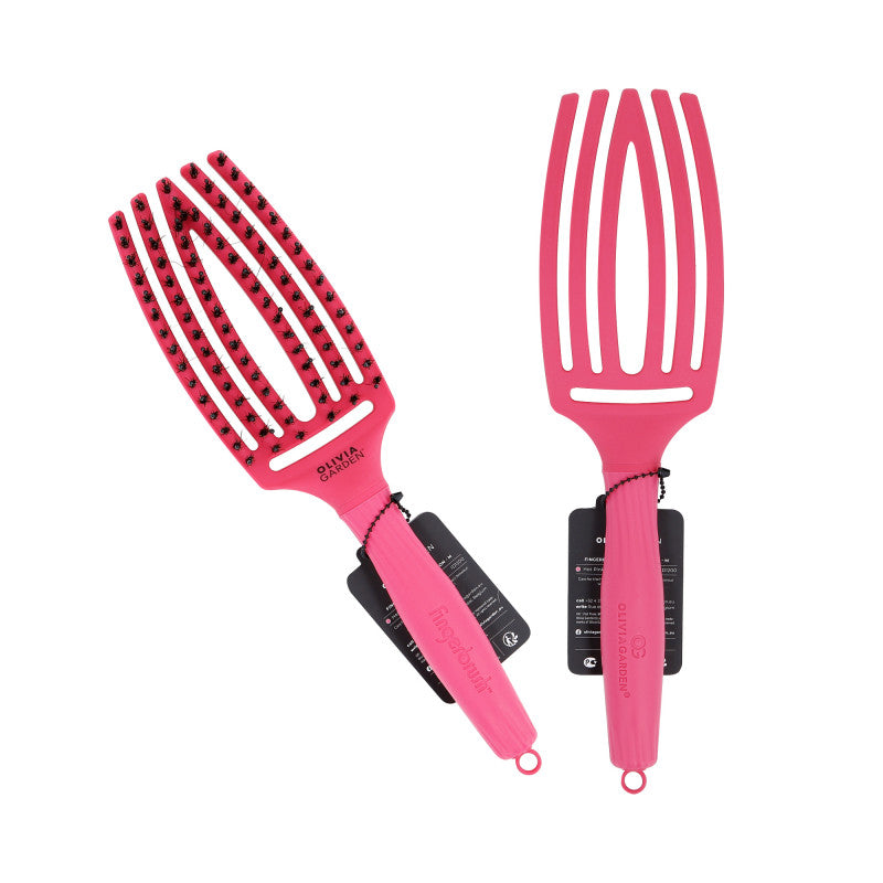OLIVIA GARDEN FINGERBRUSH Haarbürste Combo Hot Pink M