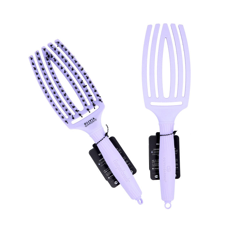 Entwirrungsbürsten-Set In Violett – Sanftes Kämmen Für Empfindliches Haar