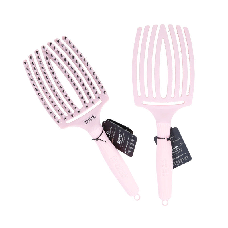 OLIVIA GARDEN FINGERBRUSH Haarbürste Pastel Pink, Größe L