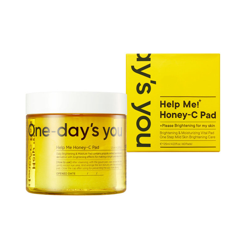 ONE-DAY’S YOU HELP ME HONEY-C PAD Aufhellende Toning-Pads 125 ml (60 Stück)