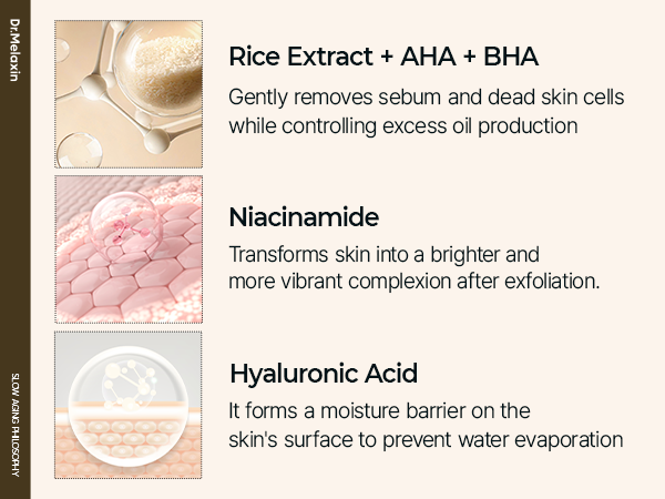 DR.MELAXIN PEEL SHOT LINE Delikatnie złuszczająca ampułka z ekstraktem z białego ryżu 80 ml #8