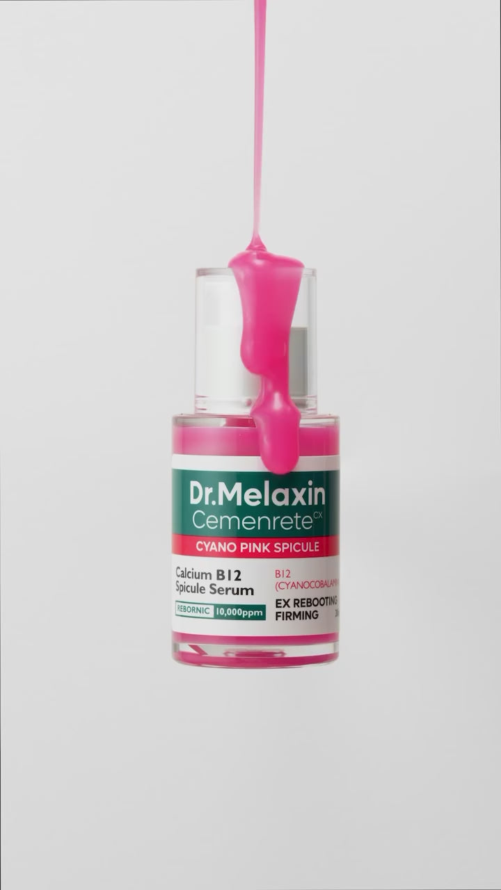 DR.MELAXIN CEMENRETE LINE Intensywnie regenerujące serum z mikroskopijnymi spikulami i witaminą B12 30 ml #3