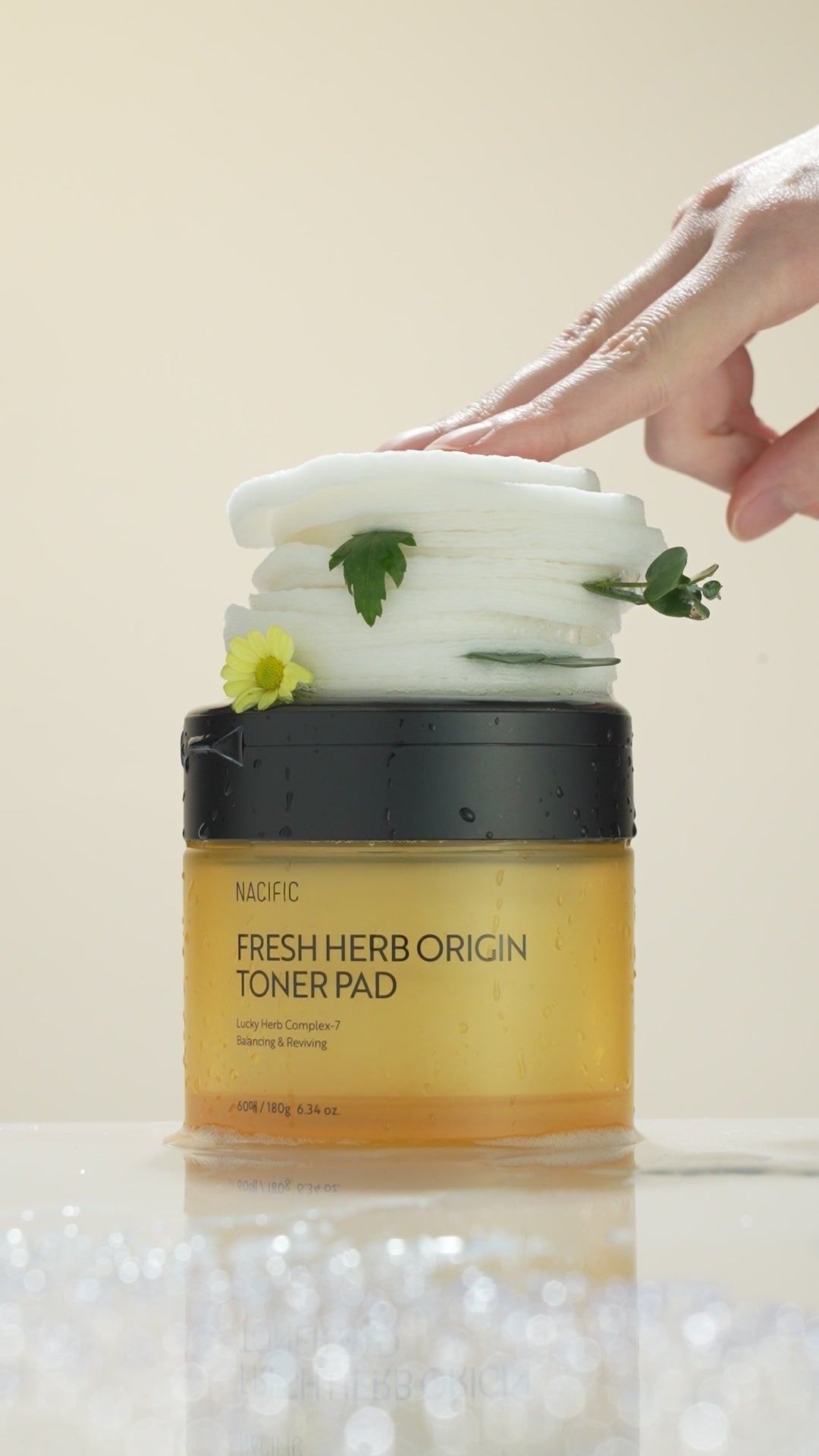 NACIFIC FRESH HERB ORIGIN TONER PAD Multifunktionale Gesichtswasserpads 180 ml (60 Stück) #5