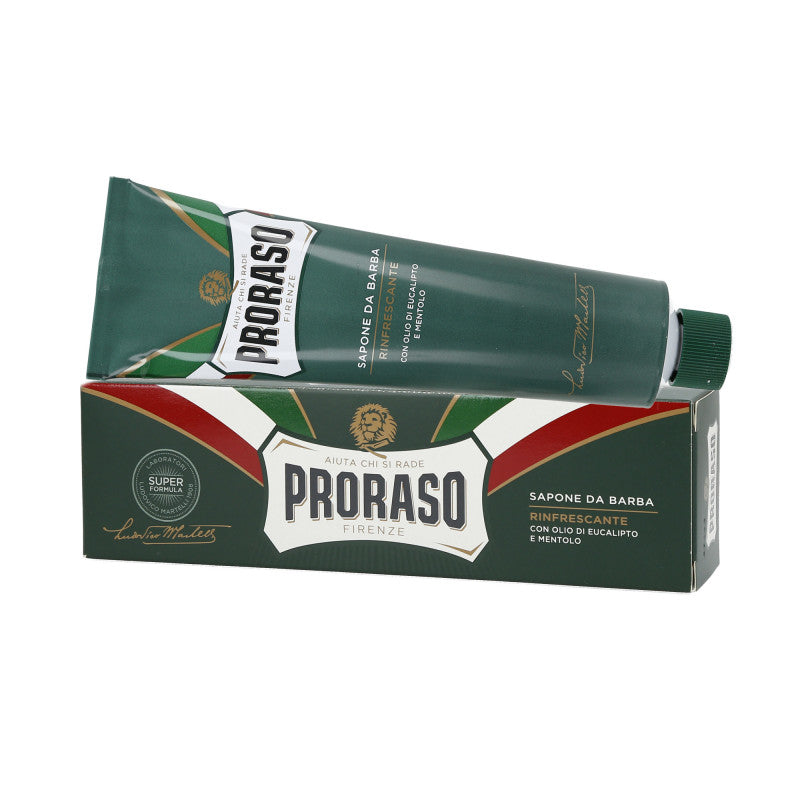 PRORASO GREEN Erfrischende Rasierseife - Tube 150ml
