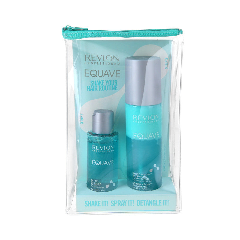 REVLON PROFESSIONAL EQUAVE HYDRO Set Mizellenshampoo 100 ml + Zweiphasen-Haarspülung 200 ml