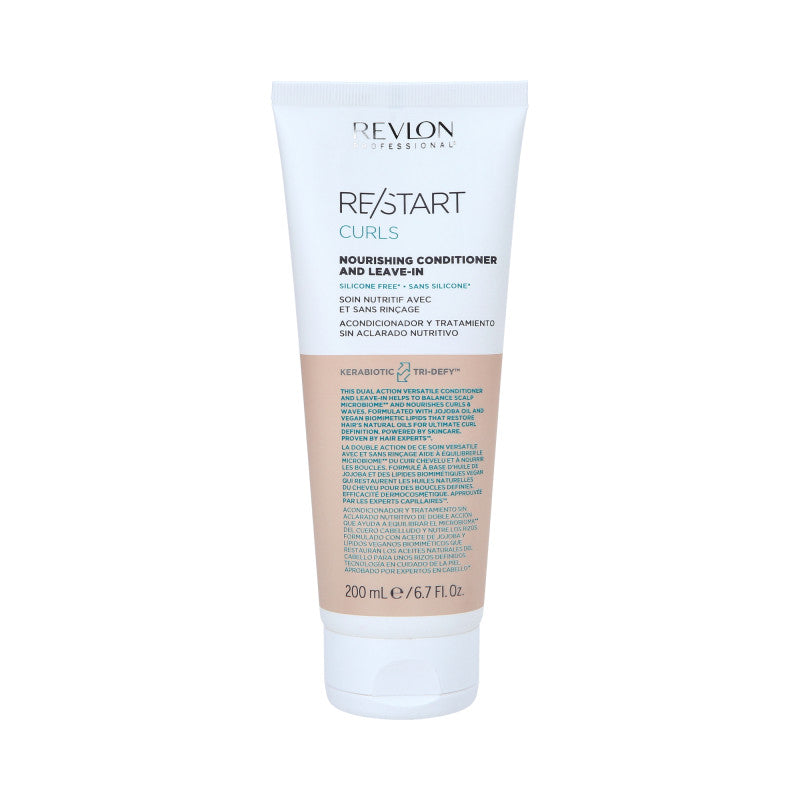 REVLON RE/START CURLS Feuchtigkeitsspendender Haar-Conditioner mit Doppelwirkung, 200 ml