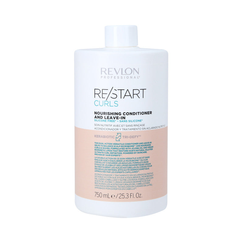 REVLON RE/START CURLS Feuchtigkeitsspendender Haar-Conditioner mit Doppelwirkung, 750 ml