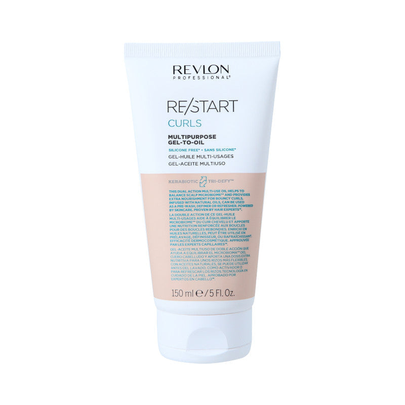 REVLON RE/START CURLS OIL Feuchtigkeitsspendendes Styling-Gelöl für lockiges Haar 150ml