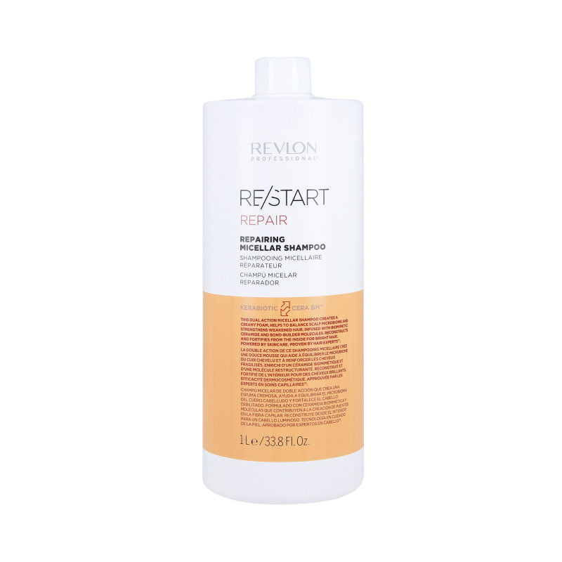 REVLON RE/START REPAIR Mizellenshampoo für trockenes und strapaziertes Haar 1000 ml