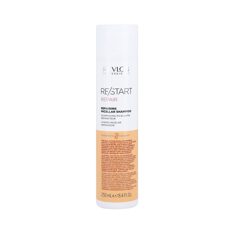 REVLON RE/START REPAIR Mizellenshampoo für trockenes und strapaziertes Haar 250 ml