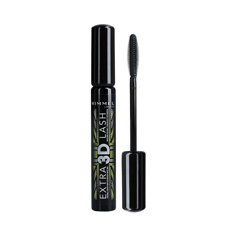 RIMMEL EXTRA 3D LASH Volumen-Mascara 001 Schwarz 8 ml