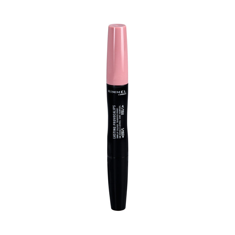 RIMMEL LASTING PROVOCALIPS Langanhaltender 2-in-1-Lippenstift 220 Come Up Roses 6 ml