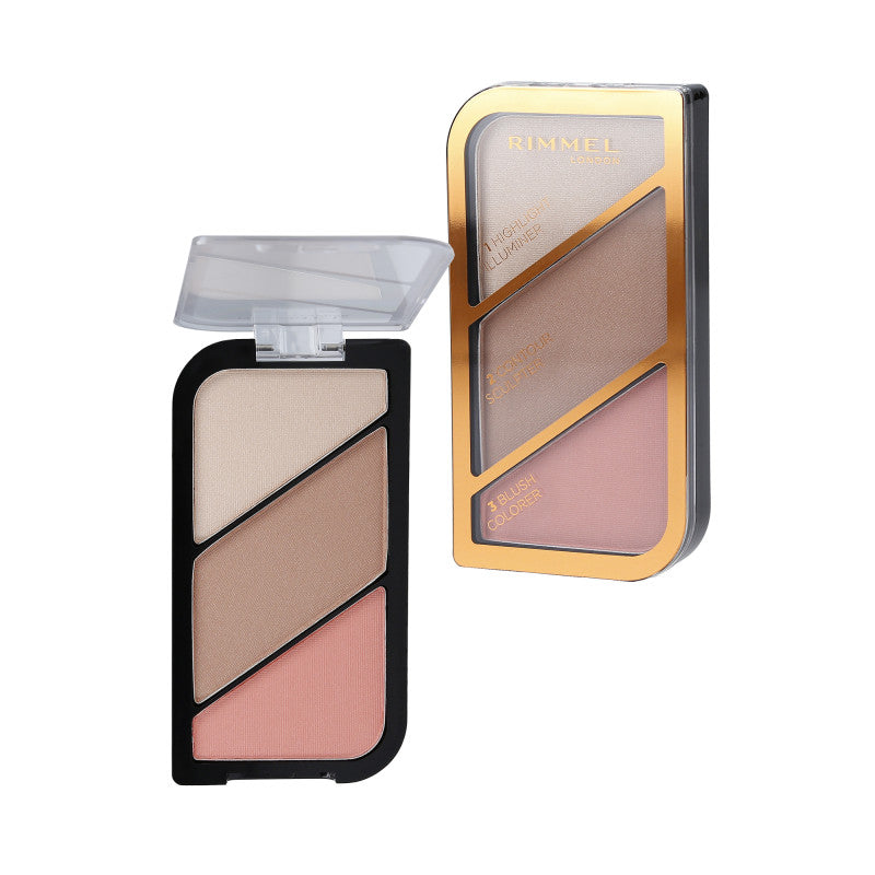 RIMMEL Gesicht Konturierung Palette 002 Coral Glow 18,5g