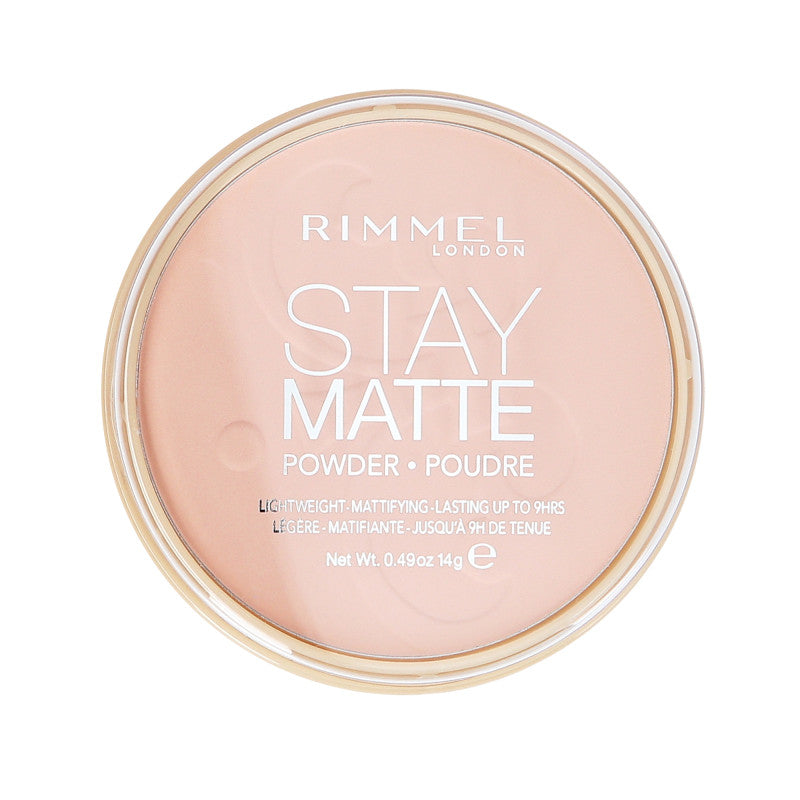 RIMMEL STAY MATTE LONG LASTING Mattierendes Kompaktpuder 002 Pink Blossom 14 g