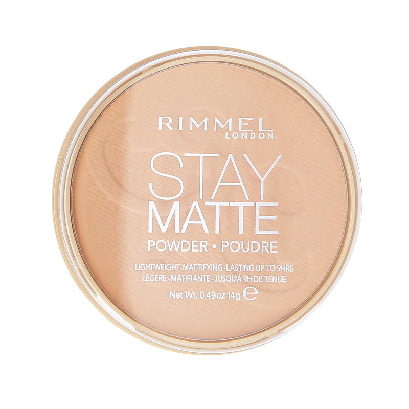 RIMMEL STAY MATTE LONG LASTING Mattierendes Kompaktpuder 006 Warm Beige 14 g