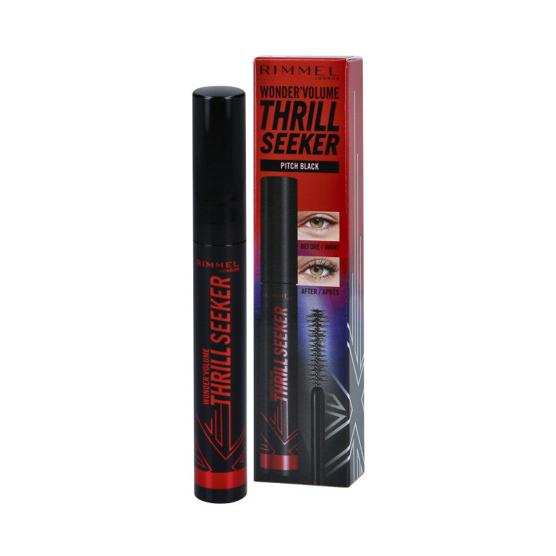 RIMMEL VOLUME THRILL SEEKER Pitch Black Mascara 8 ml