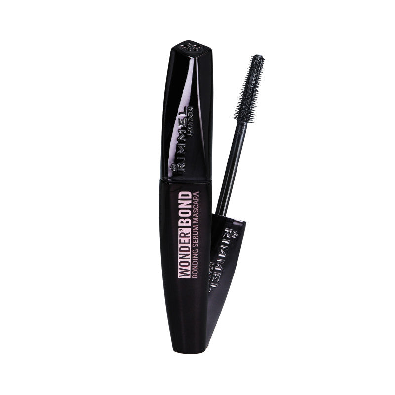 RIMMEL WONDER BOND BONDING SERUM Verlängernde Mascara mit stärkendem Serum 001 Schwarz 11 ml