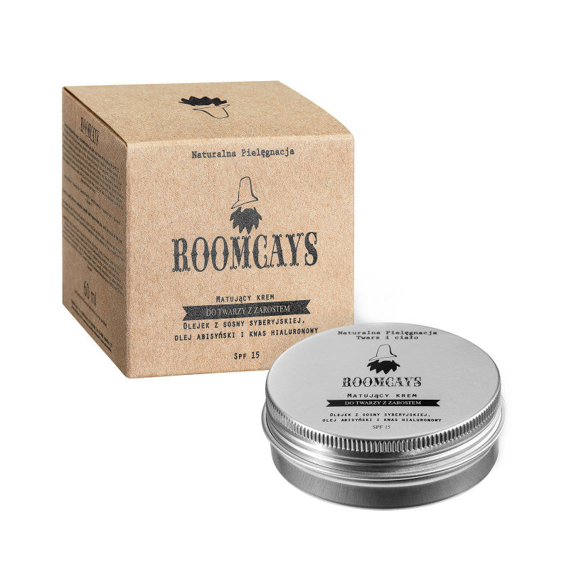 ROOMCAYS Mattierende Gesichtscreme für Stoppeln 60 ml