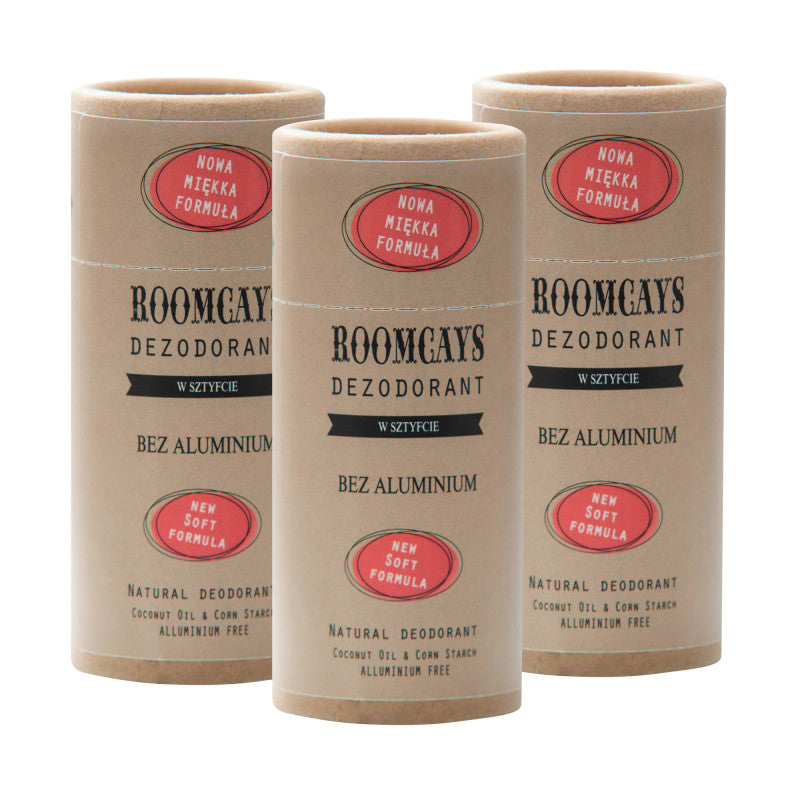 ROOMCAYS Veganer Deo-Stick 3 x 65 ml