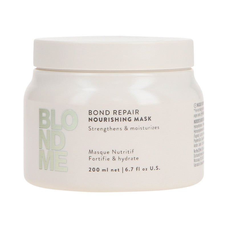 SCHWARZKOPF BLOND ME BOND REPAIR NOURISHING Stärkende Maske für trockenes und strapaziertes Haar 200 ml