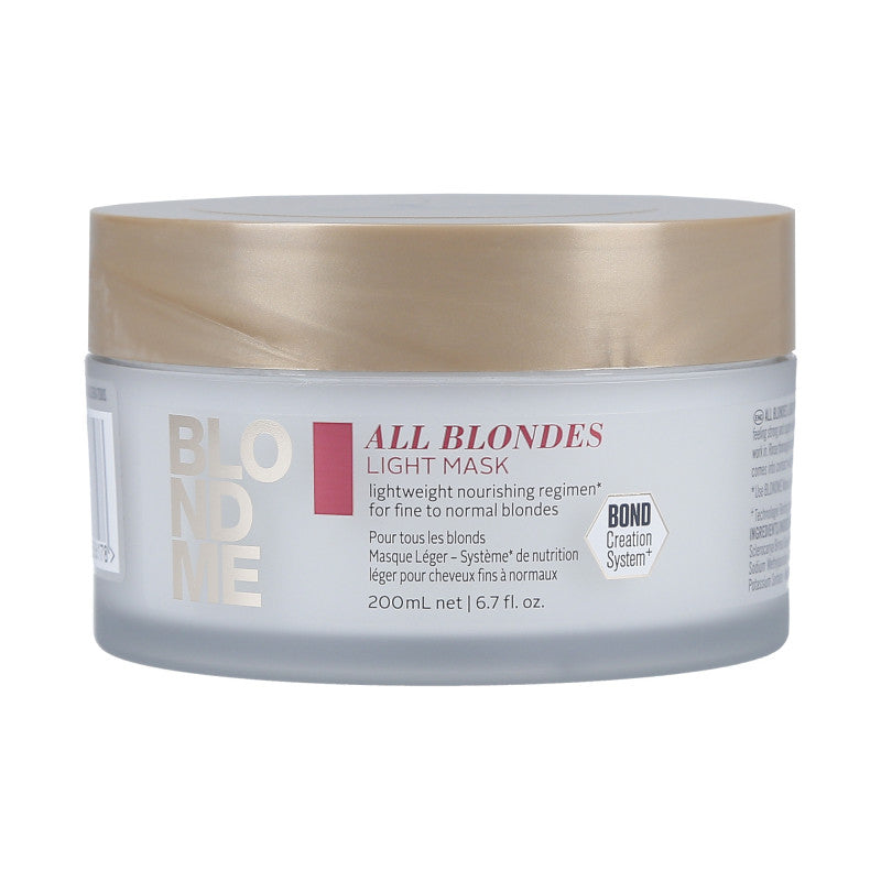 SCHWARZKOPF BLONDME ALL BLONDES Maske für helles Haar 200ml