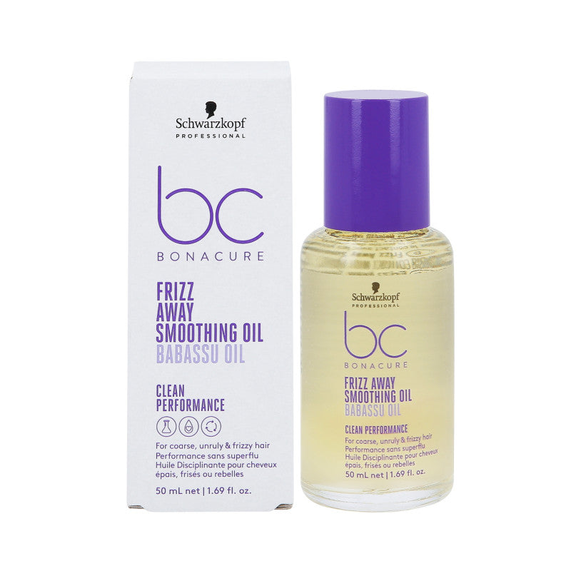 SCHWARZKOPF PROFESSIONAL BONACURE FRIZZ AWAY Glättendes Öl für krauses Haar 50 ml