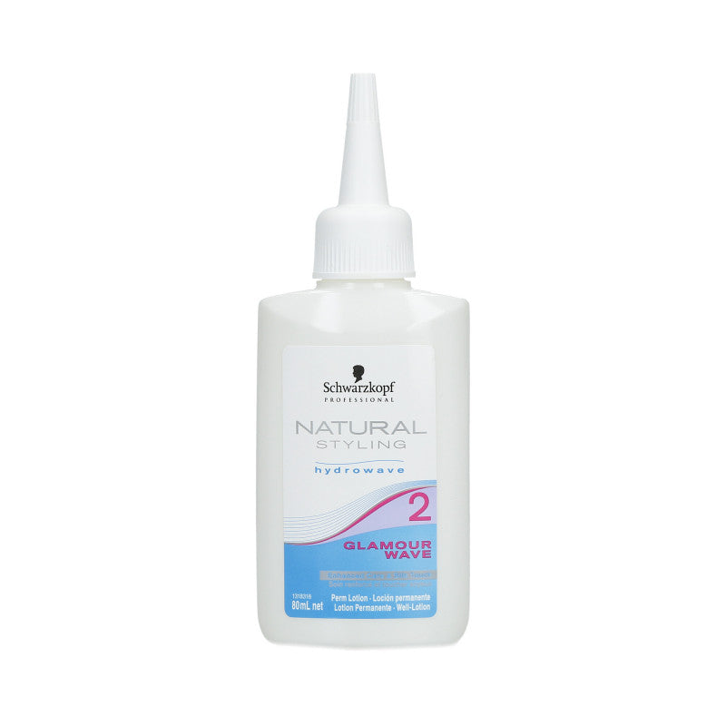 SCHWARZKOPF PROFESSIONAL NATURAL STYLING Glamour Wave 2 Dauerwellenflüssigkeit 80ml