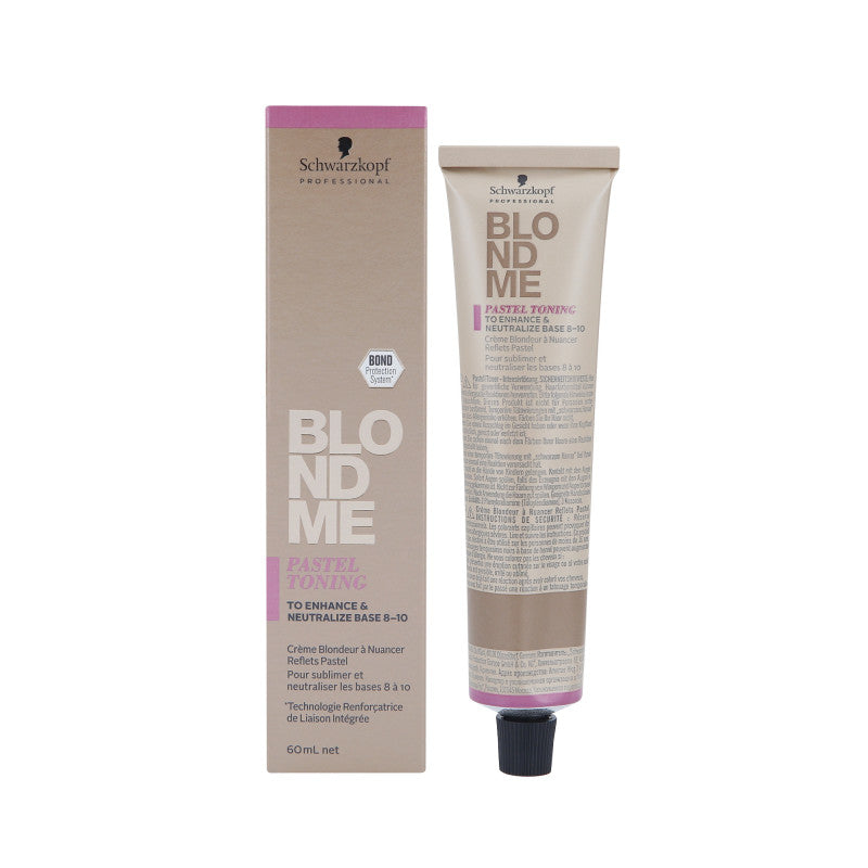 SCHWARZKOPF PROSESSIONAL BLONDME PASTEL TONING Pastelowy toner do włosów blond 60ml