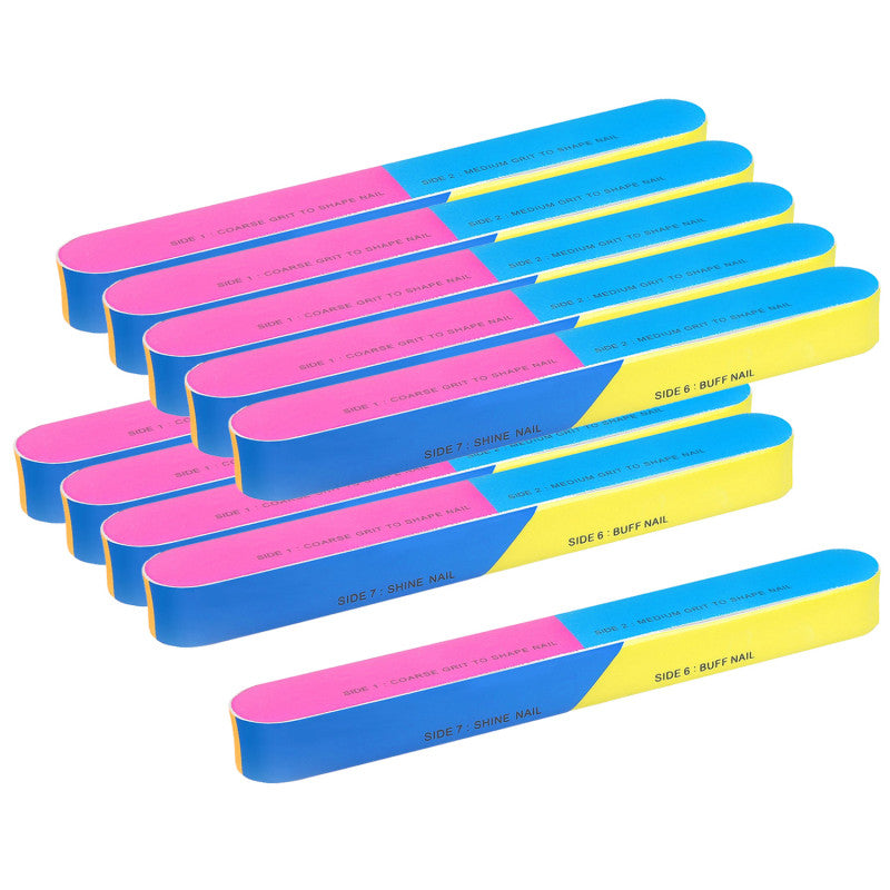 7-seitiger Polierblock – mehrfarbig x10
