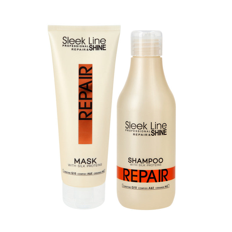 Stapiz Sleek Line Repair Set Maschera 250 ml + Shampoo 300 ml riparatore