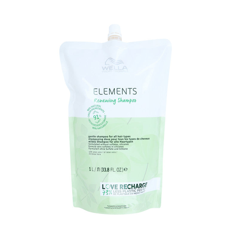 WELLA PROFESSIONALS ELEMENTS RENEWING Glättendes Shampoo - refill 1000ml