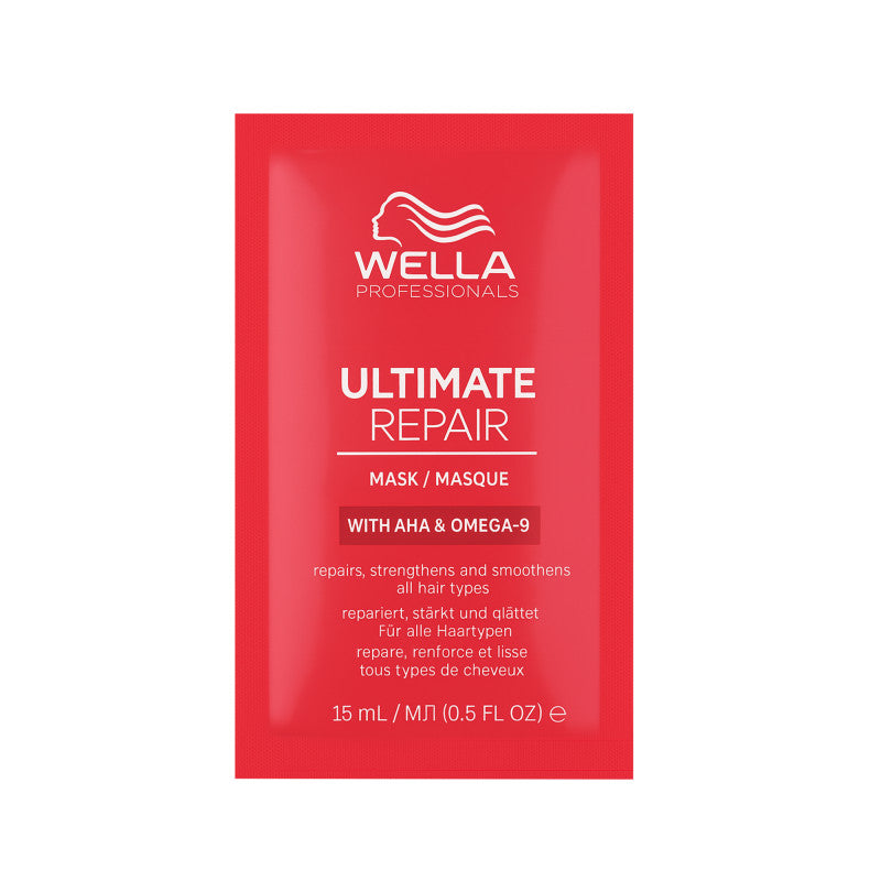 WELLA PROFESSIONALS ULTIMATE REPAIR Kremowa maska do włosów zniszczonych 15 ml